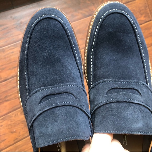 Rockport Blue Suede Leather Loafer. Size 12W. - Picture 12 of 12
